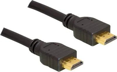 Kabllo Delock HDMI - HDMI, 5m, e zeëz - 1