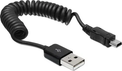 Kabllo Delock USB-A në miniUSB, 0.6m, e zezë - 1