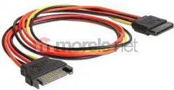 Kabllo Delock SATA 15-pin - SATA 15-pin, 0.5m