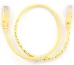 Kabllo DeLock Patchcord PP12, 0.25m, e verdhë - 1