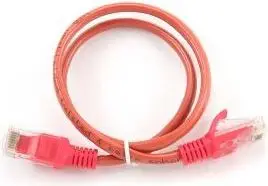 Kabllo Delock RJ45, cat. 5e, UTP, 0.25m, e kuqe