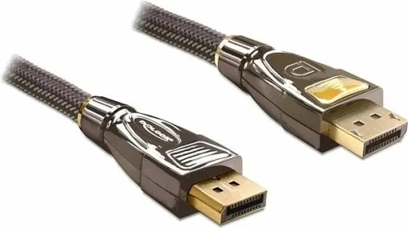 Kabllo Delock DisplayPort në DisplayPort, 2m, e argjendë - 1