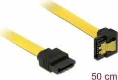 Kabllo DeLock SATA - SATA 82811, 0.5m, e verdhë - 1