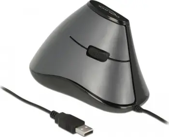 Maus Delock 12527, me kabllo, USB, i zi dhe i hirt