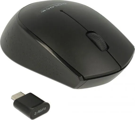 Maus Delock 12526, wireless, USB, i zi - 1