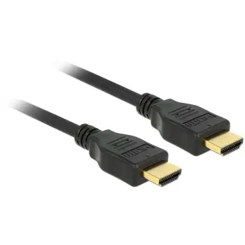 Kabllo HDMI DELOCK / HDMI-A Plug → HDMI-A Socket / High Speed with Ethernet / 25cm – Zezë