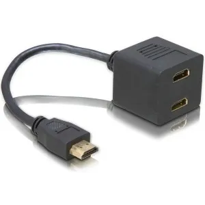 Adapter DELOCK / HDMI-A Plug→ 2× HDMI-A Socket – Zezë - 1