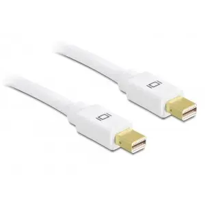 Kabllo Mini DisplayPort / 2.0 m / M-M – Bardhë