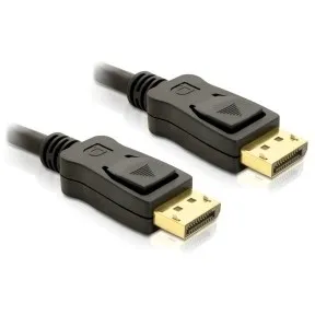 Kabllo DisplayPort DeLOCK 2m, mashkull-mashkull, e zezë - 1
