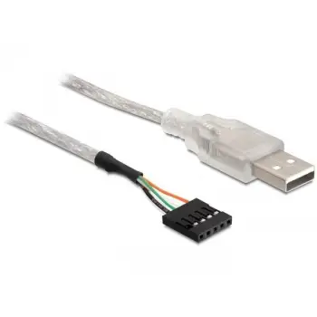 Kabllo USB DELOCK USB 2.0‑A Male → Female / 0.7 m