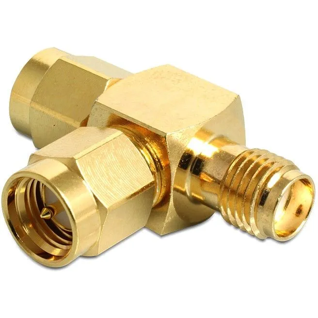 Aksesorë për Rrjet DELOCK HF SMA Plug to SMA Socket to SMA Socket T‑Piece - 1