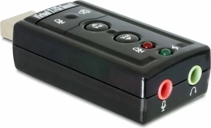 Adapter audio USB DeLOCK 63926, 7.1 kanale, 24 bit, i zi - 2