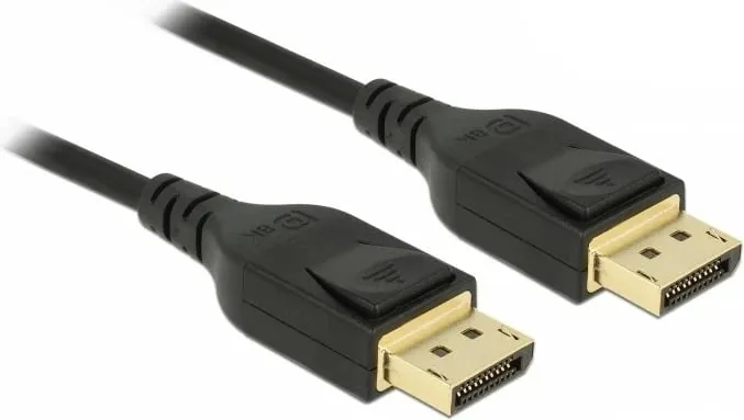 Kabllo DisplayPort DeLOCK 85661, 3m, 8K, e zezë - 2