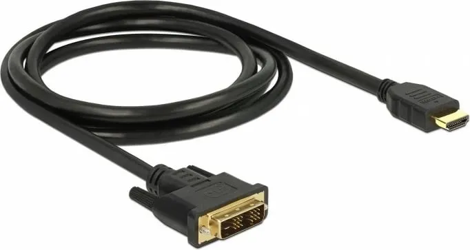 Kabllo DeLOCK 85583, DVI-D në HDMI, 1.5m, e zezë - 2