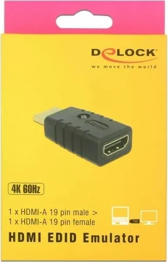 Përshtatës DeLock HDMI - HDMI 63320, i zi - 2