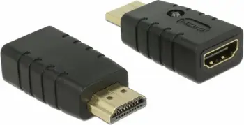 Përshtatës DeLock HDMI - HDMI 63320, i zi