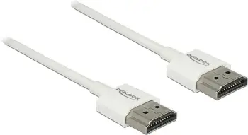 Kabllo HDMI DeLOCK 85126, 1.5m, 4K, 3D, e bardhë