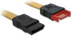 Kabllo Delock SATA - SATA (82854), 0,5 m, e verdhë