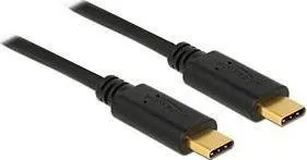Kabllo USB DeLock USB-C - USB-C, 4 m, e zezë - 1