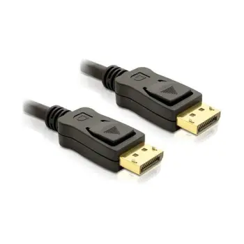 Kabllo Delock DisplayPort - DisplayPort, 1m, e zezë