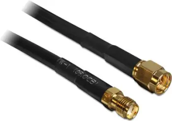 Kabllo antene Delock (F), 10 m, e zezë