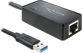 Adapter rrjeti DeLOCK 62121, USB 3.0, i zi