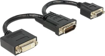 Adapter AV Delock DMS-59 - DVI-I + VGA, i zi - 1