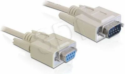 Kabllo Delock D-Sub 9 PIN - D-Sub 9 PIN, 2m, e bardhë - 1