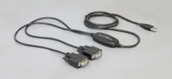 Adapter USB 2.0 në RS232 DeLOCK 2x, LANCOM, e zezë