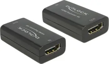 Përforcues sinjali Delock Repeater HDMI AV, 4K (11403), i zi