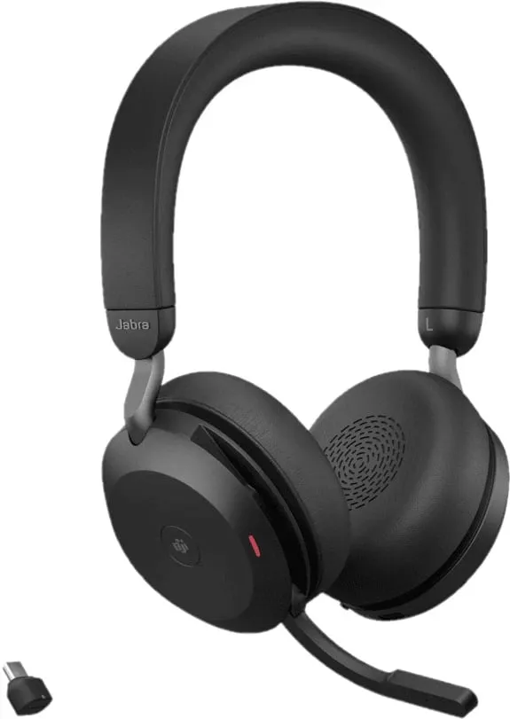 Kufje Jabra Evolve2 75, MS Stereo, USB-C, të zeza - 1