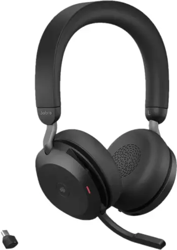 Kufje Jabra Evolve2 75, MS Stereo, USB-C, të zeza