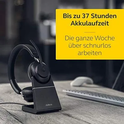 Kufje Jabra Evolve2 65 USB-A UC Mono, Bluetooth, të zeza - 3