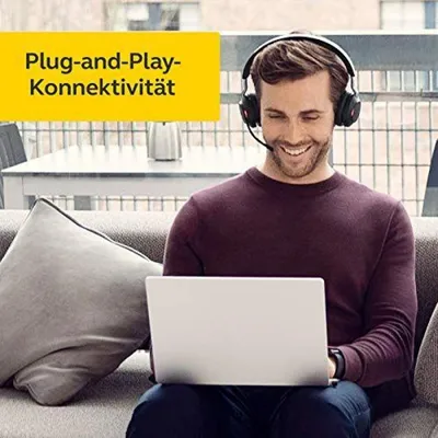 Kufje Jabra Evolve2 65 USB-A UC Mono, Bluetooth, të zeza - 6