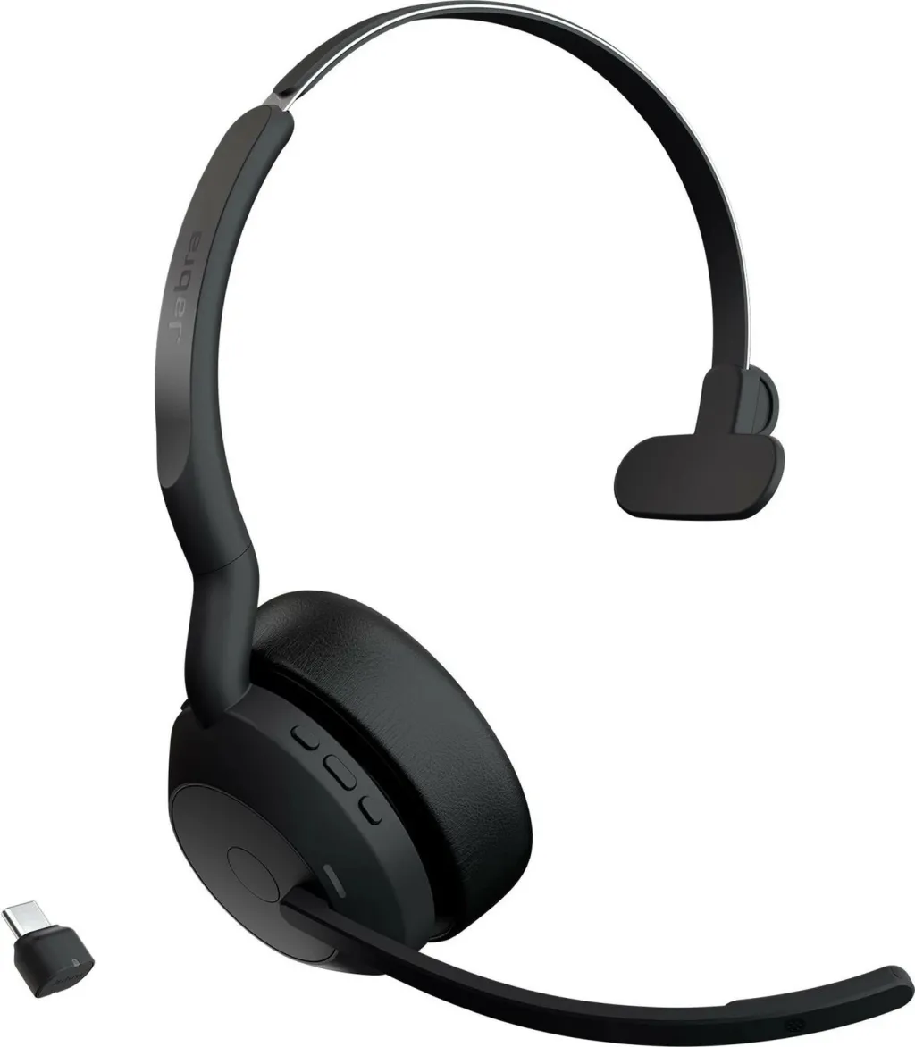 Kufje wireless Jabra Evolve2 55, stereo, Bluetooth, të zeza - 2