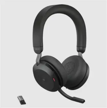 Kufje Jabra Evolve2 75 USB-A MS Teams, të zeza