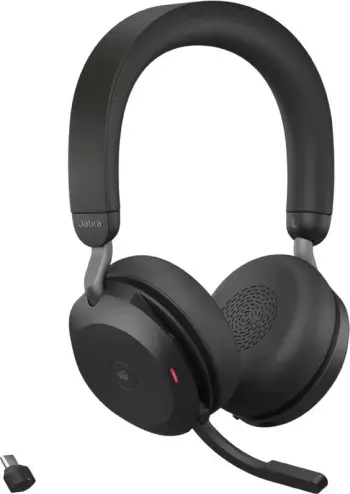 Kufje Jabra Evolve2 75 UC Stereo, USB-C, të zeza