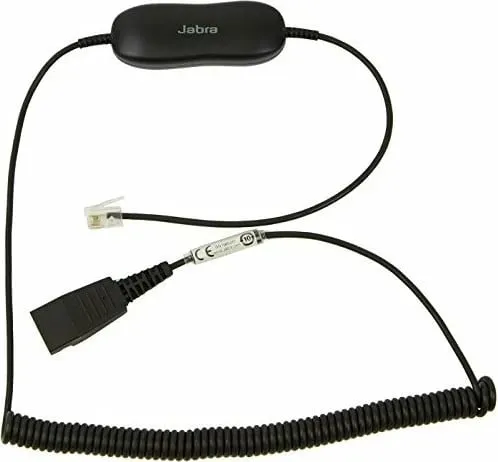 Kabllo lidhëse Jabra GN1216, QD në RJ9, e zezë - 1