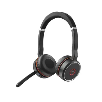 Kufje Jabra Evolve 75 SE - MS, me kabllo & wireless, të zeza
