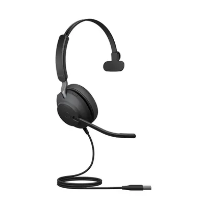 Kufje Jabra Evolve2 40 USB-A, Bluetooth, të zeza - 2
