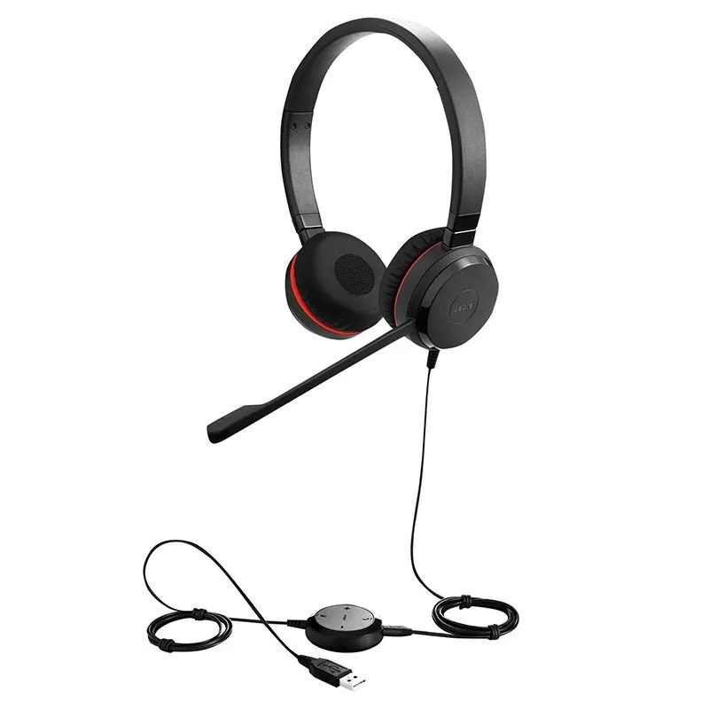 Kufje me mikrofon Jabra Evolve 30 II Duo (5399-823-309), të zeza - 1
