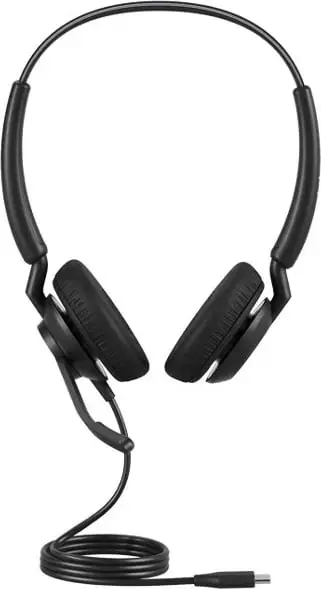 Kufje me mikrofon, Jabra, Engage 40 (4099-413-269), me kabllo USB, stereo on-ear, e zezë