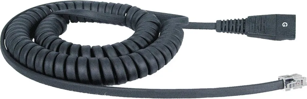 Kabëll Jabra VXi 1026-G QD, 6 ft, i zi - 1