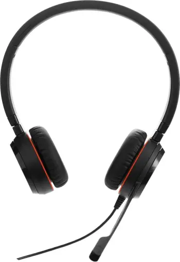 Kufje me mikrofon Jabra Evolve 20SE 4999-823-369 stereo me kabllo, on-ear, të zeza