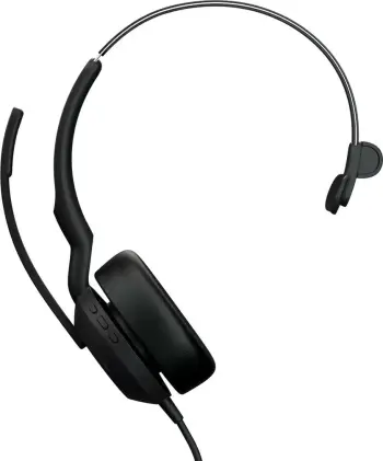 Kufje Jabra Evolve2 50, mono, me kabllo, anulim zhurme, e zezë