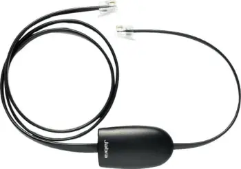 Kabllo adapter Jabra HHC për kufje biznesi, e zezë