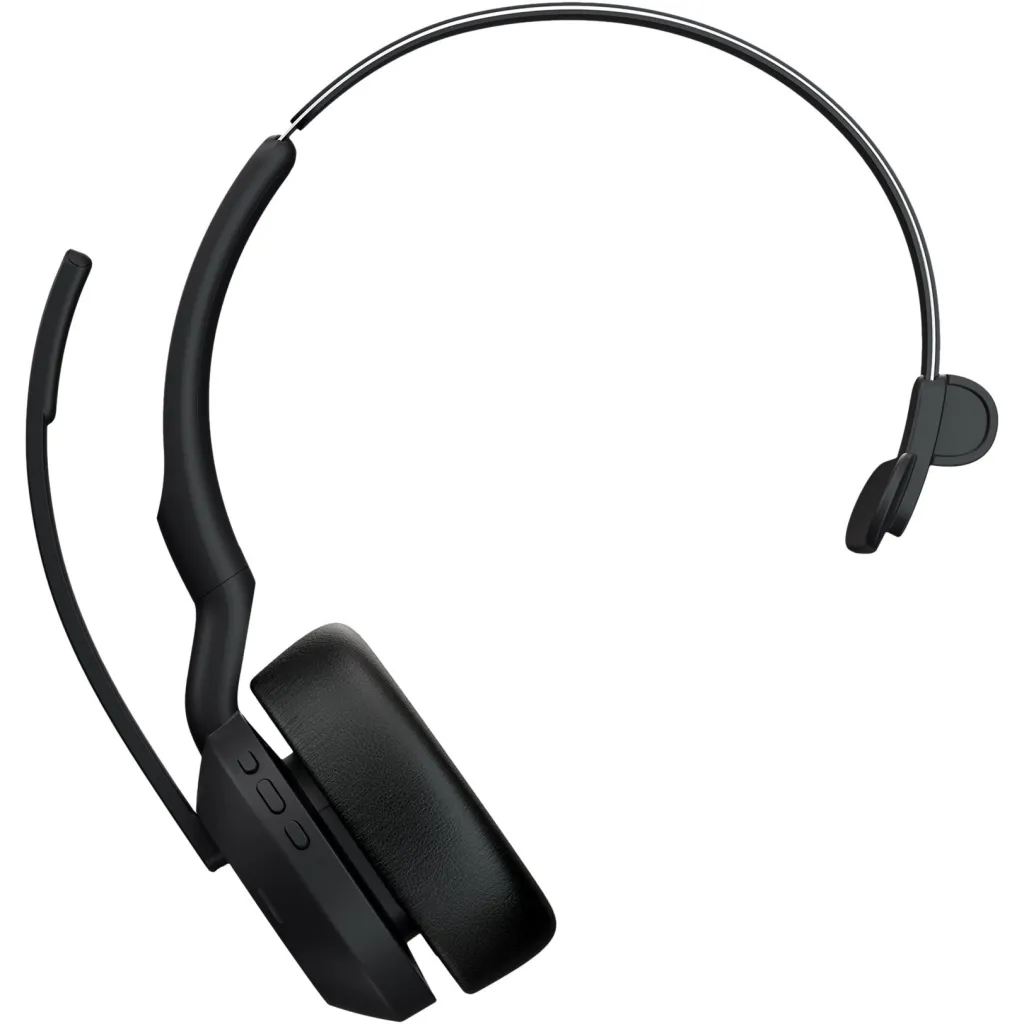 Kufje wireless Jabra Evolve2 55, stereo, Bluetooth, të zeza - 1