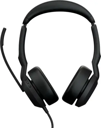 kufje me mikrofon, Jabra, EV250S4 (25089-999-999), stereo, me kabllo, e zezë