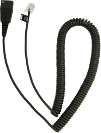 Kabllo Jabra QD to RJ10 2m (8800-01-37), 2 m, e zezë - 1