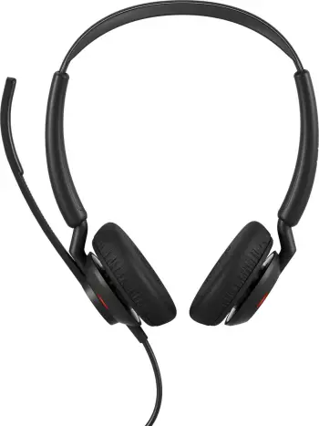 Kufje Jabra Engage 50 II, USB-A UC Stereo, me kabllo, për zyrë/qendër thirrjesh, të zeza